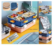 4 Compartment Steel Lunch Tiffin Bento Box