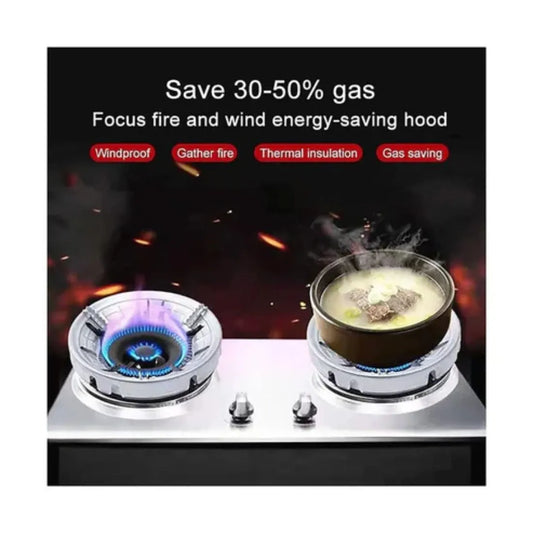 Energy-Saving Cast Iron Pot - Windproof Gas Stove Hood | Click2kart