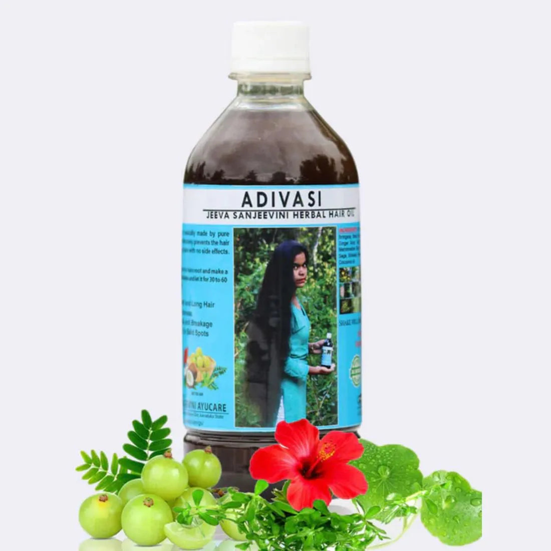 Discover Natural Hair Growth with Adivasi Jeevasanjivani Herbal Hair Oil