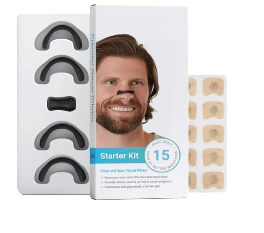 Magnetic Nasal Strips | Anti-Snoring Nose Clip | Skin-Safe Nasal Dilators | Boost Oxygen Intake