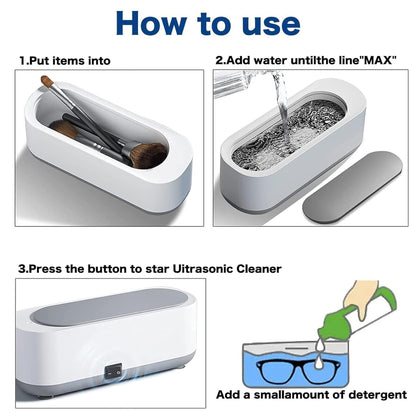 Ultrasonic Jewelry Cleaner – Sparkling Clean Jewelry in Minutes with Advanced Sonic Technology