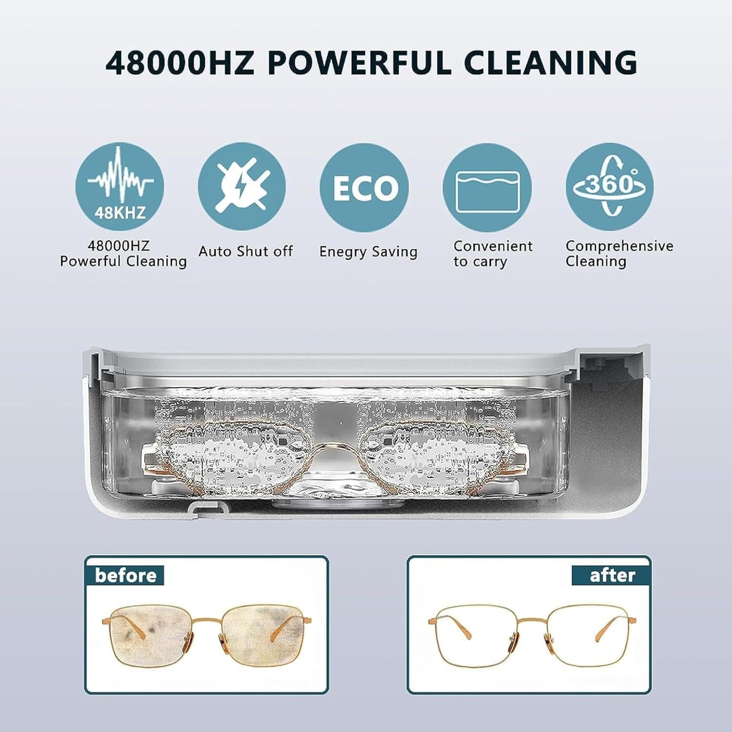 Ultrasonic Jewelry Cleaner – Sparkling Clean Jewelry in Minutes with Advanced Sonic Technology