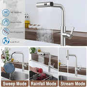 3 in 1 360° Waterfall Kitchen Faucet