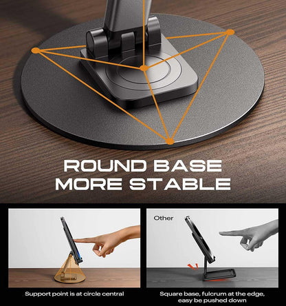 360° Rotating Aluminum Mobile Stand