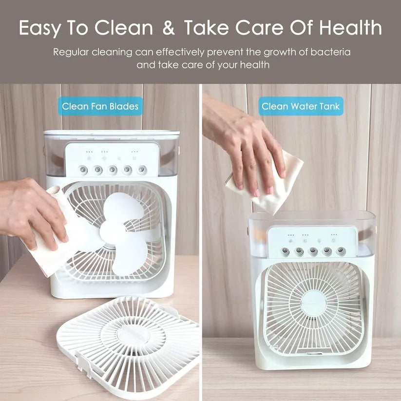 Portable 3-in-1 Air Conditioner Fan & Cooler – Instant Cooling for Home & Office