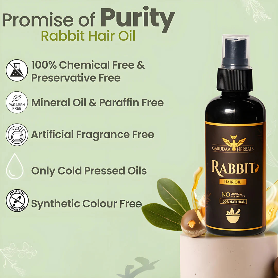 Rabbit Hair Oil Buy 1 Get 1 Free Today!