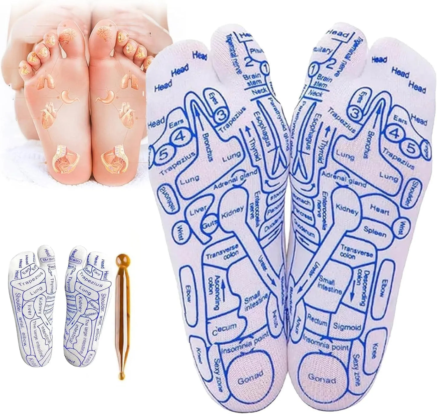 Modern Acupressure Reflexology Socks – Revitalize Your Feet & Body Naturally