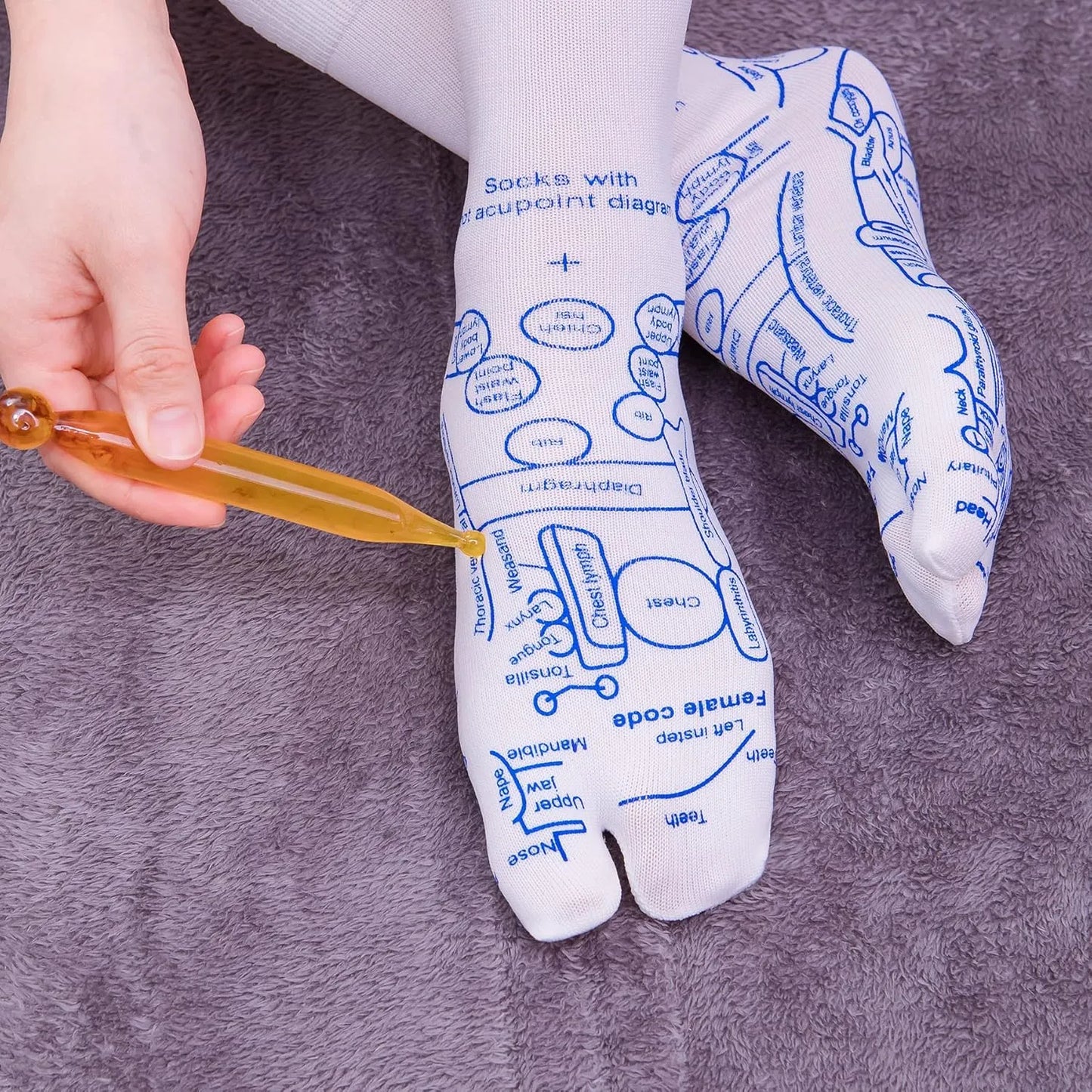 Modern Acupressure Reflexology Socks – Revitalize Your Feet & Body Naturally