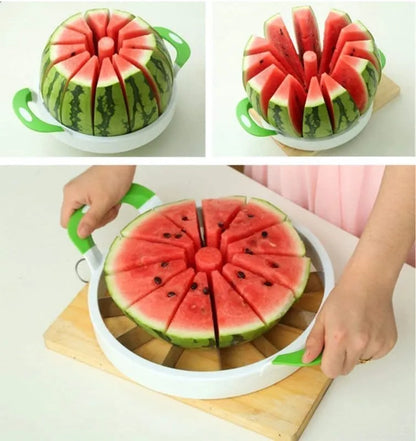 Stainless Steel Fruit & Watermelon Slicer Cutter – Easy, Mess-Free Precision Cutting