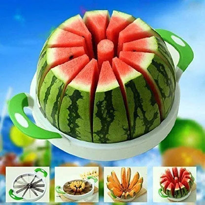 Stainless Steel Fruit & Watermelon Slicer Cutter – Easy, Mess-Free Precision Cutting