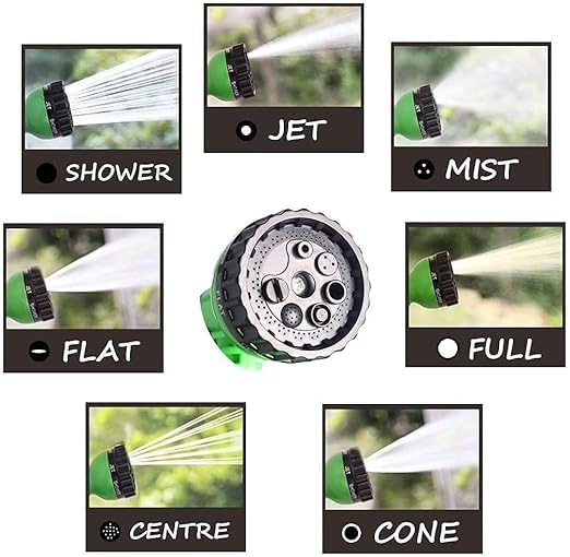 Garden Hose Pipe with Universal Tap Connector | Lightweight, Weather-Resistant Design