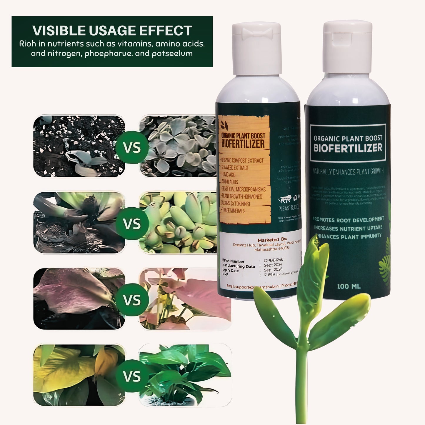 Organic Plant Boost Biofertilizer