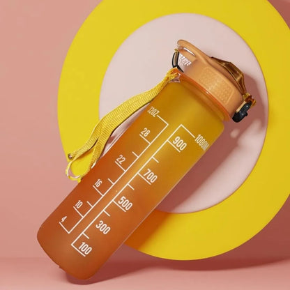 Motivational Water Bottle with Time Markers – Stay Hydrated, Stay Inspired